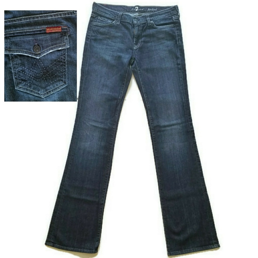7 For All Mankind A pocket bootcut jeans dark wash